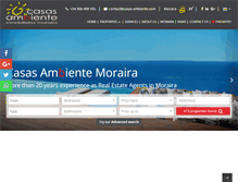 Tablet Screenshot of casas-ambiente.com